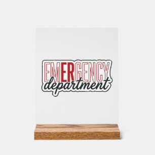 Notfallabteilung-Typografie-Shirt-Design_1 Acrylschild