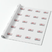 Notfallabteilung-Typografie-Shirt-Design_1 Geschenkpapier (Ungerollt)