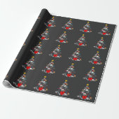 Notfallabteilung Weihnachtsbaum Krankenschwester Geschenkpapier (Ungerollt)