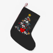 Notfallabteilung Weihnachtsbaum Krankenschwester Kleiner Weihnachtsstrumpf (Vorderansicht (hängend))