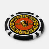 NOTFALLBEER-Custom-Pub / Bar-Chips Pokerchips (Einzeln)