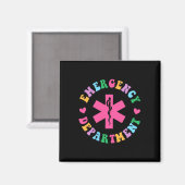 Notfalldienst er Nurse 2 Si Magnet (Vorderseite/Rückseite)