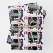Notfalldienste Geschenkpapier Set (Beispiel)