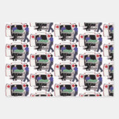 Notfalldienste Geschenkpapier Set (Vorderseite)