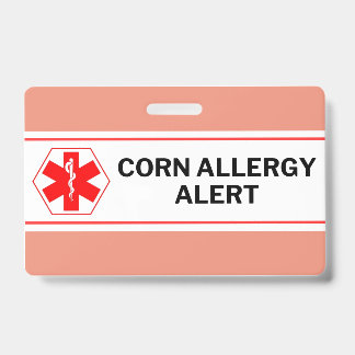 Notfallkarte für die Kornallenallergie Ausweis