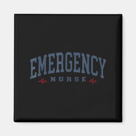 Notfallkrankenschwester Notaufnahme Notfall Magnet (Vorne)