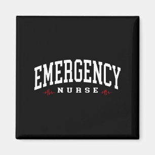Notfallkrankenschwester Notaufnahme Notfall Raum Magnet