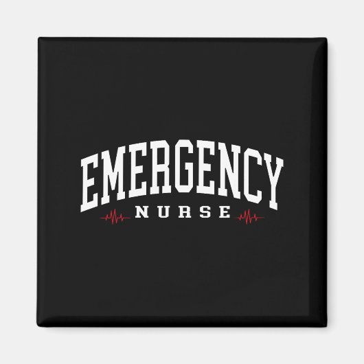 Notfallkrankenschwester Notaufnahme Notfall Raum Magnet (Vorne)