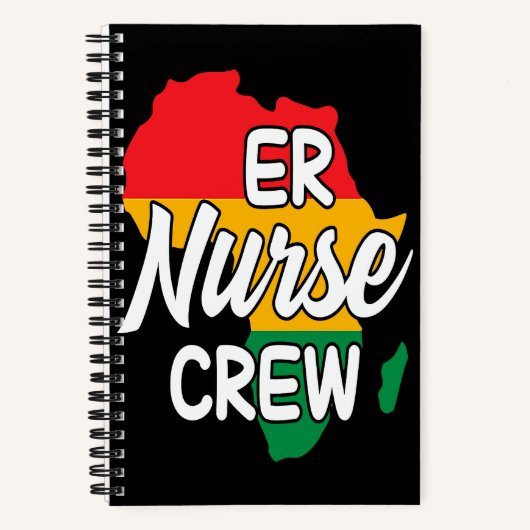 Notfallkrankenschwester-Team Notizblock (Vorderseite)