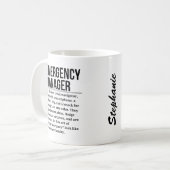 Notfallmanager Kaffeetasse (Vorderseite Links)