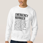 Notfallmanager Sweatshirt (Vorderseite)