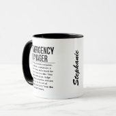 Notfallmanager Tasse (Vorderseite Links)