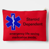 Notfallmedikationsbeutel Zubehörtasche (Rückseite)