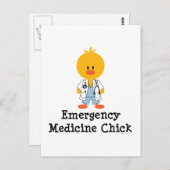 Notfallmedizin Kick Postkarte (Vorne/Hinten)