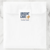 Notfallmedizin-Team-Design Quadratischer Aufkleber (Tasche)