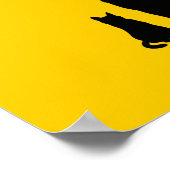 Notfallplakat (Hund & Katze) Poster (Ecke)