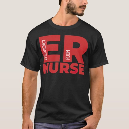 Notfallraum ER Krankenversicherung T-Shirt (Vorderseite)