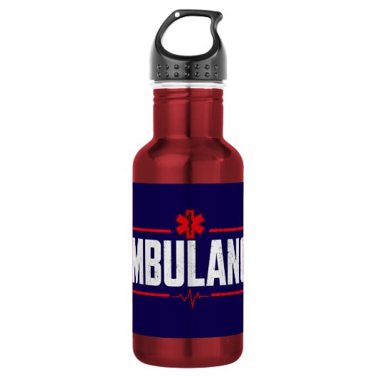 🚑 Notfallreaktion Edelstahlflasche (Vorderseite)