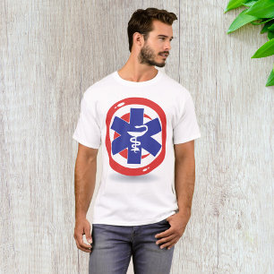 Notfallsymbol Stern des Lebens Caduceus T-Shirt