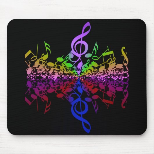 Nothin', aber zittrig-Rainbow-Mouse-Pad Mousepad (Vorne)