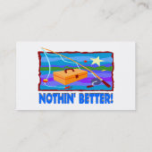 Nothin besser als Fischen Visitenkarte (Rückseite)