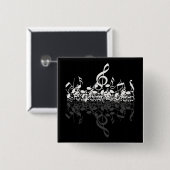 Nothin' but Treble Black Button (Vorne & Hinten)