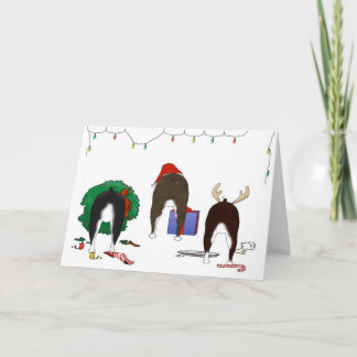 Nothin' Hintern A Boston Terrier Weihnachten