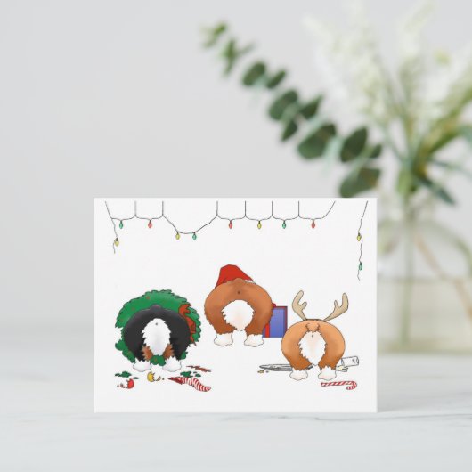 Nothin' Hintern A Corgi Weihnachten (Stehend Vorderseite)