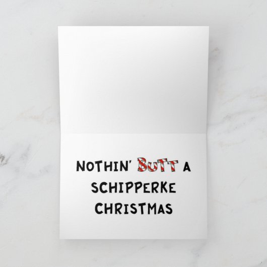 Nothin' Hintern A Schipperke Weihnachten (Innenseite)