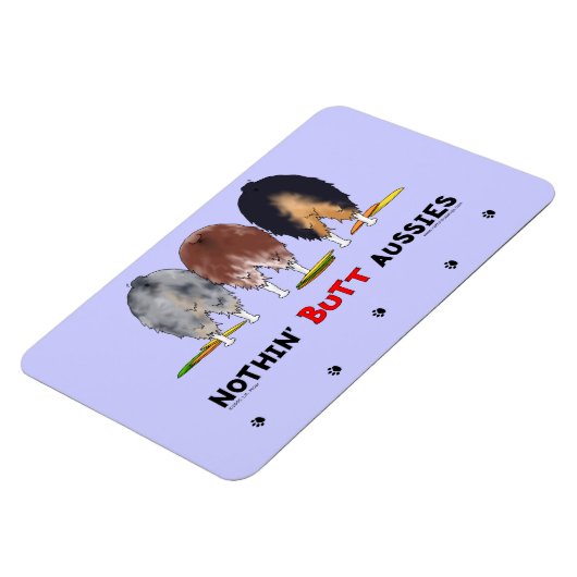 Nothin' Hintern Aussies Magnet (Linke Seite)