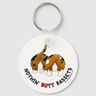 Nothin' Hintern Bassets Schlüsselanhänger