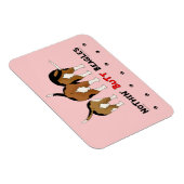 Nothin' Hintern Beagle Magnet (Rechte Seite)