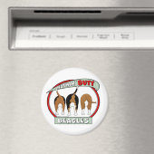 Nothin' Hintern Beagle Magnet (In Situ (Geschirrspüler))