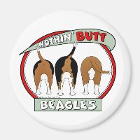 Nothin' Hintern Beagle Magnet