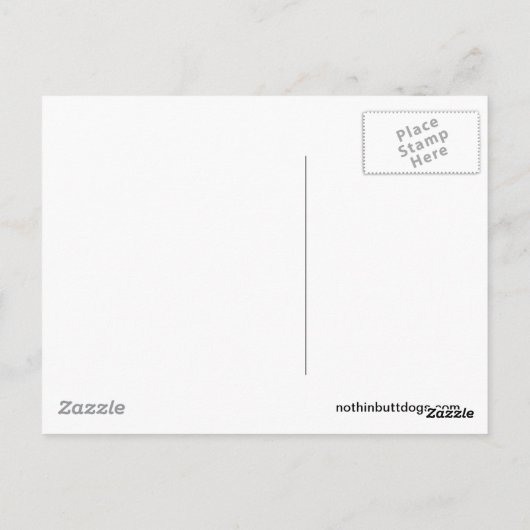 Nothin' Hintern Berners Postkarte (Rückseite)