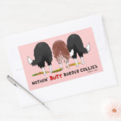 Nothin' Hintern Border Colliese Rechteckiger Aufkleber (Umschlag)