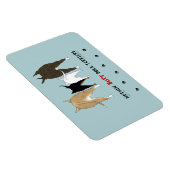 Nothin' Hintern Bull Terriers Magnet (Rechte Seite)