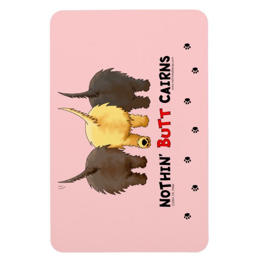 Nothin' Hintern Cairns Magnet (Vertikal)