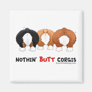 Nothin' Hintern Corgis Magnet