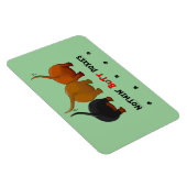 Nothin' Hintern-Dackeln Magnet (Rechte Seite)