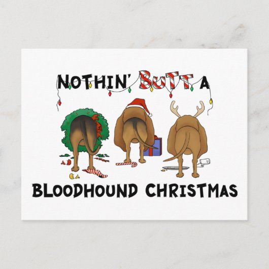Nothin' Hintern Ein Bluthund Weihnachten (Vorderseite)