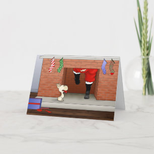 Nothin' Hintern Ein Franchisehafen Feiertagskarte