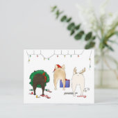 Nothin' Hintern Ein Franchisehafen Feiertagspostkarte (Stehend Vorderseite)