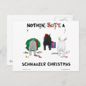 Nothin' Hintern Ein Schnauzer Weihnachten (Vorne/Hinten)