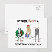 Nothin' Hintern ein Tanzfestival Feiertagspostkarte (Vorne/Hinten)