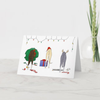 Nothin' Hintern ein Weihnachtsfest Feiertagskarte