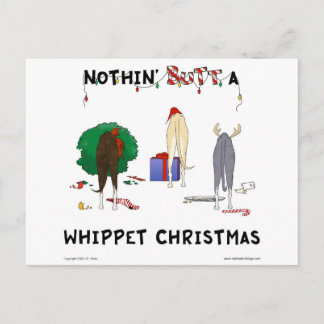Nothin' Hintern ein Weihnachtsfest Feiertagspostkarte