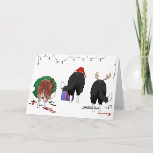 Nothin' Hintern - Eine Grenzkulisse Feiertagskarte (Vorderseite)