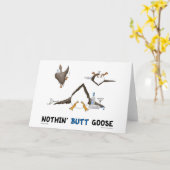 Nothin' Hintern Goose Karte (Gelbe Blume)