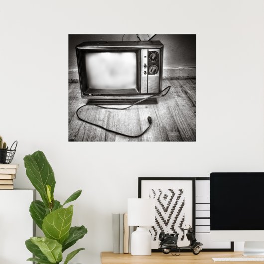 Nothin' im Fernsehen Poster (Heimbüro)